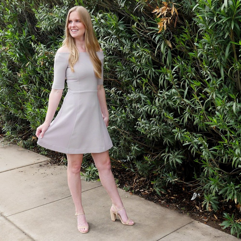 H&M Sleeve Gray Grey Dress — Cocktail, Interview, Formal, Pageant